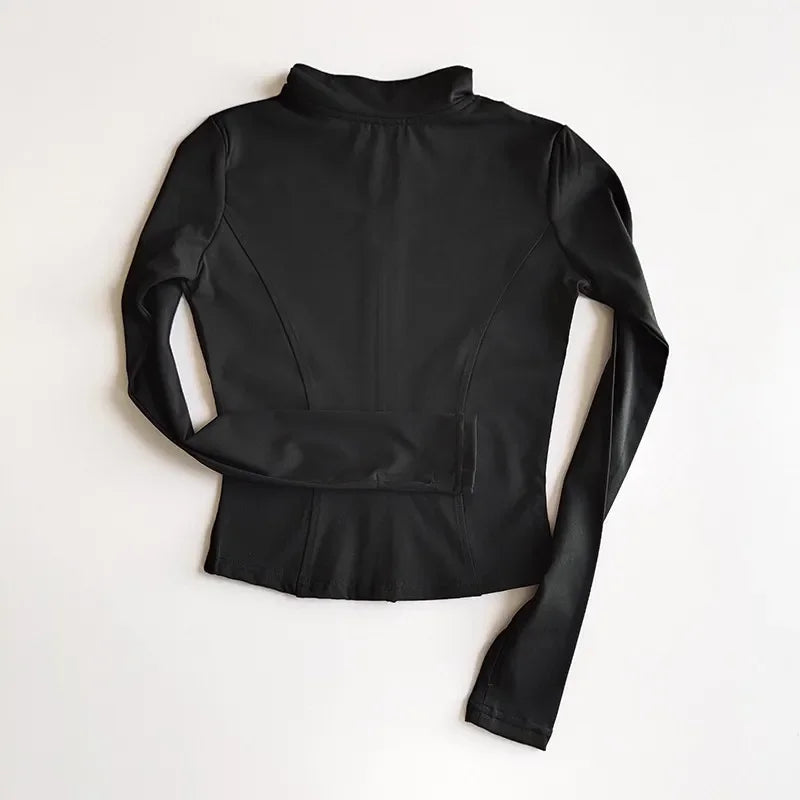 Women BUM New Sculpting Jacket Running Elasticity Yoga Jacket Slim