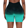 Seamless Gradient Yoga Shorts for Fitness