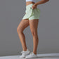 Outdoor Sports Yoga Skirt Badminton Tennis Skirt High Waist Breathable Sweat Skirt Active Athletic Yoga Fitness Skirt Short