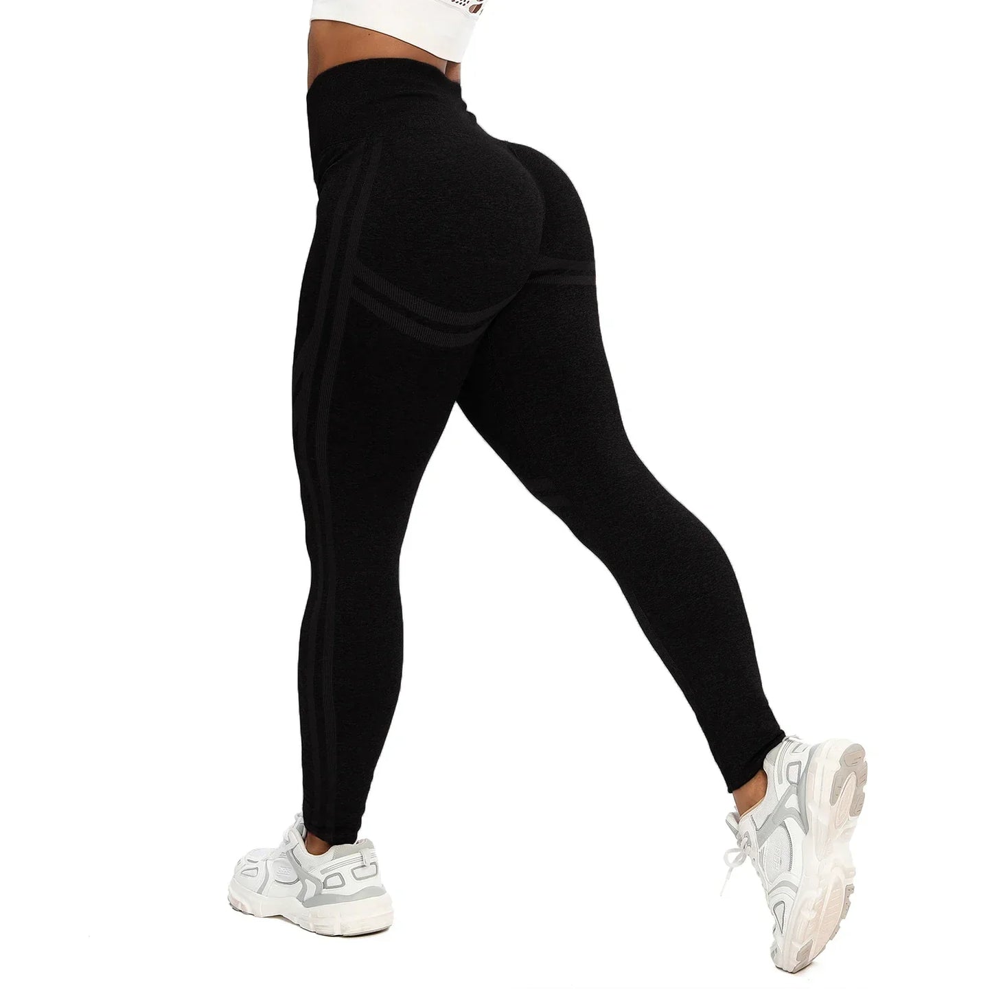 High Waist Push Up Workout Elastic Tights