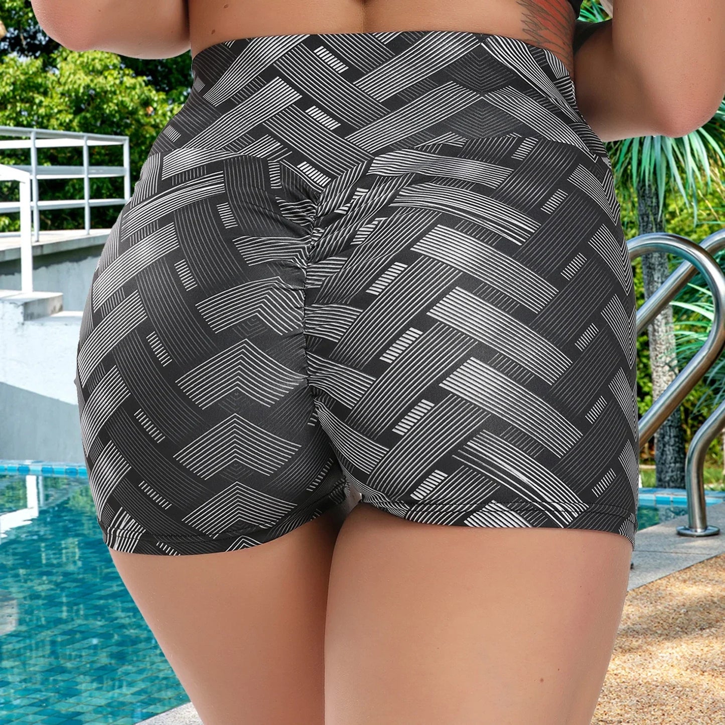 Elastic Skinny Summer Beach Shorts