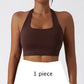 Yoga Set Women Gym Quick-drying Long-sleeved Coat Training Workout