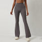 Butt Lifting Flare Scrunch Butt Leggings for Women Tummy Control Wide Leg Flared Yoga Pants
