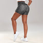 Dot Print Yoga Shorts for Fitness