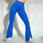 Butt Lifting Flare Scrunch Butt Leggings for Women Tummy Control Wide Leg Flared Yoga Pants