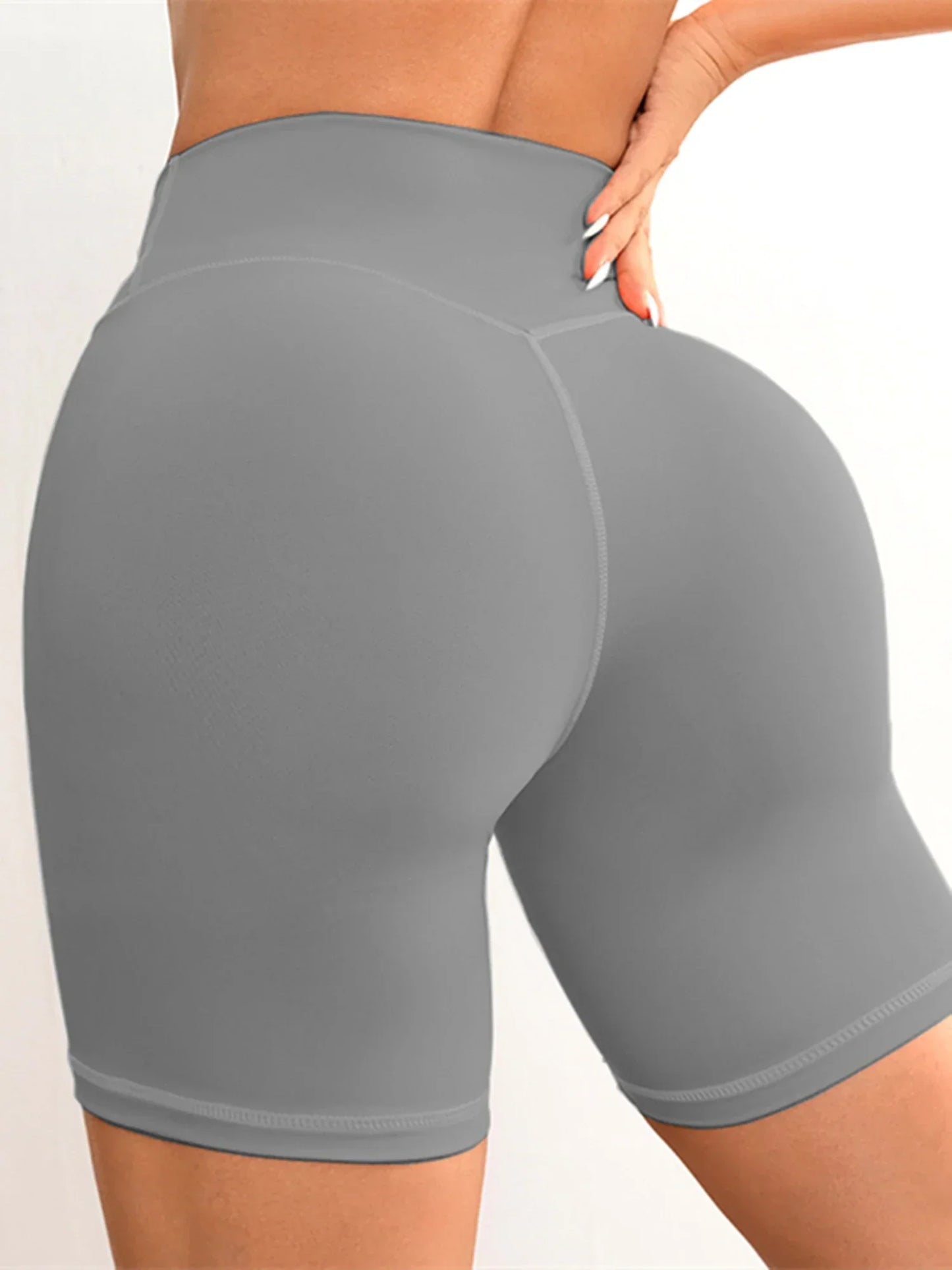 Women V Cross Waist Yoga Shorts 3.5 Workout Shorts Running Fitness Sports Shorts
