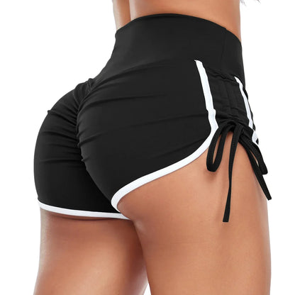 Drawstring Yoga Shorts for Fitness