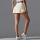 Outdoor Sports Yoga Skirt Badminton Tennis Skirt High Waist Breathable Sweat Skirt Active Athletic Yoga Fitness Skirt Short