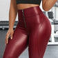 Leather Women Fashion Thick Leather Pant