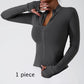 Yoga Set Women Gym Quick-drying Long-sleeved Coat Training Workout