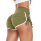 Side Drawstring Yoga Shorts for Fitness
