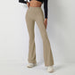 Butt Lifting Flare Scrunch Butt Leggings for Women Tummy Control Wide Leg Flared Yoga Pants