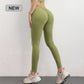 SOISOU Nylon Gym Yoga Pants Women Leggings For Fitness High Waist Long Pants Women Hip Push UP Tights Women Clothing 2 Types