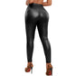 Leather Women Fashion Thick Leather Pant