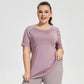 Oversized Long Hip Covering Women Yoga T-shirt Mesh Back Breathable Short Sleeve Running Fitness Top Running Shirts Sportswear