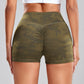 Camouflage Print Yoga Fitness Shorts