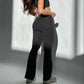 Butt Lifting Flare Scrunch Butt Leggings for Women Tummy Control Wide Leg Flared Yoga Pants