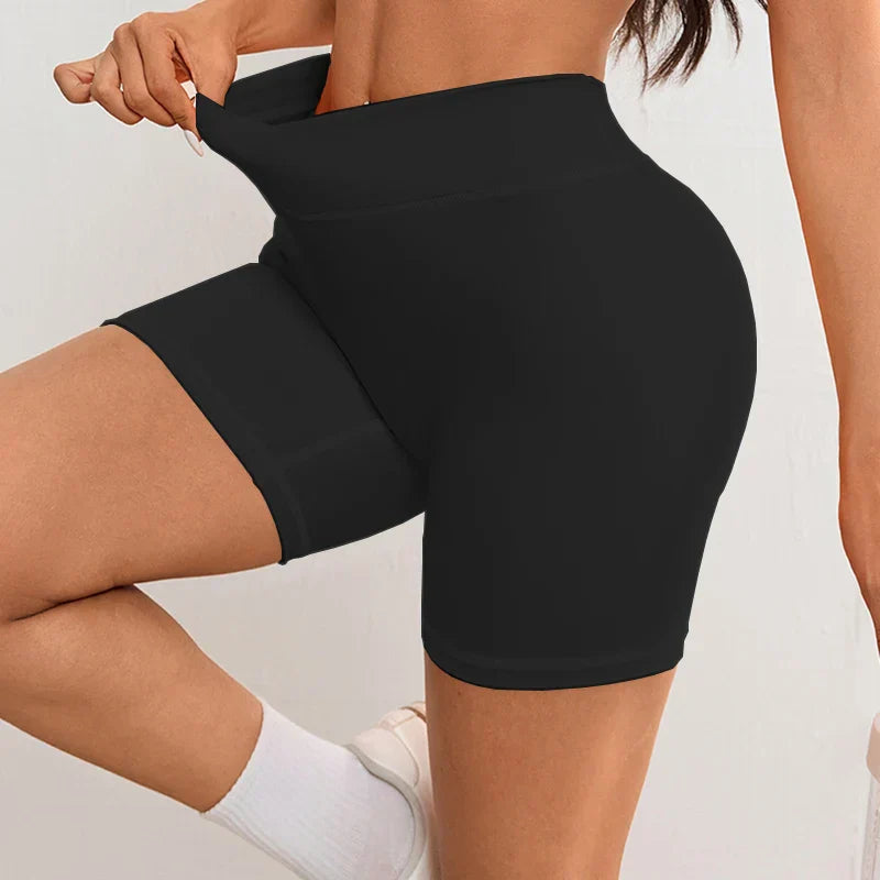 Women V Cross Waist Yoga Shorts 3.5 Workout Shorts Running Fitness Sports Shorts