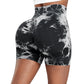 Tie-dyed Seamless Yoga Shorts