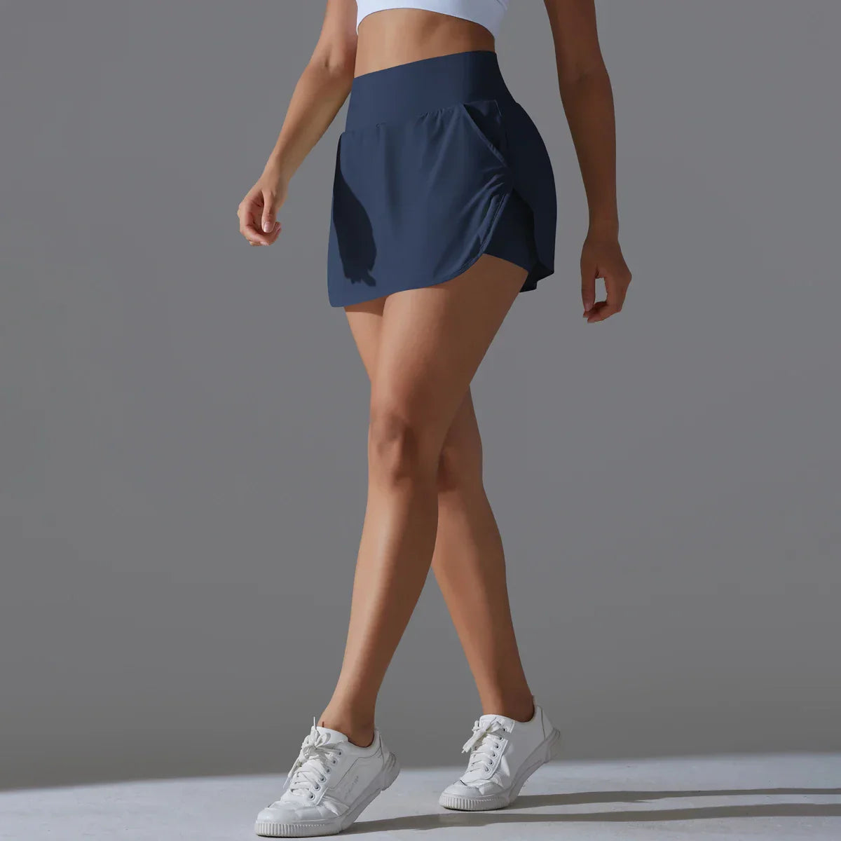 Outdoor Sports Yoga Skirt Badminton Tennis Skirt High Waist Breathable Sweat Skirt Active Athletic Yoga Fitness Skirt Short