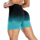 Breathable Gradient Scrunch Contouring Shorts