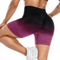 Breathable Gradient Scrunch Contouring Shorts