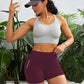 Fitness Shorts Female Tight Cycling Yoga Breathable Sports Pants High Waist