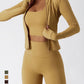 Yoga Set Women Gym Quick-drying Long-sleeved Coat Training Workout