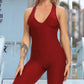 Backless Leggings One Piece Sexy Female Suit