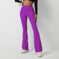 Butt Lifting Flare Scrunch Butt Leggings for Women Tummy Control Wide Leg Flared Yoga Pants