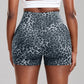 Fitness Leopard Print Yoga Shorts
