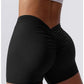Women's Sexy Stretch Yoga Shorts With Hip Lifting And Abdominal Tightening Tight Fitness Wearing Running Pants Externally