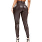 Leather Women Fashion Thick Leather Pant