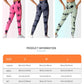 Woma Yoga Trendy Tie Dye Yoga Tights Seamless High Stretch Tummy Control Gym Leggings Seamless Tie Dye Leggings 2023 New
