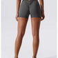 Women's Sexy Stretch Yoga Shorts With Hip Lifting And Abdominal Tightening Tight Fitness Wearing Running Pants Externally