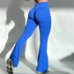 Butt Lifting Flare Scrunch Butt Leggings for Women Tummy Control Wide Leg Flared Yoga Pants
