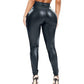 Leather Women Fashion Thick Leather Pant