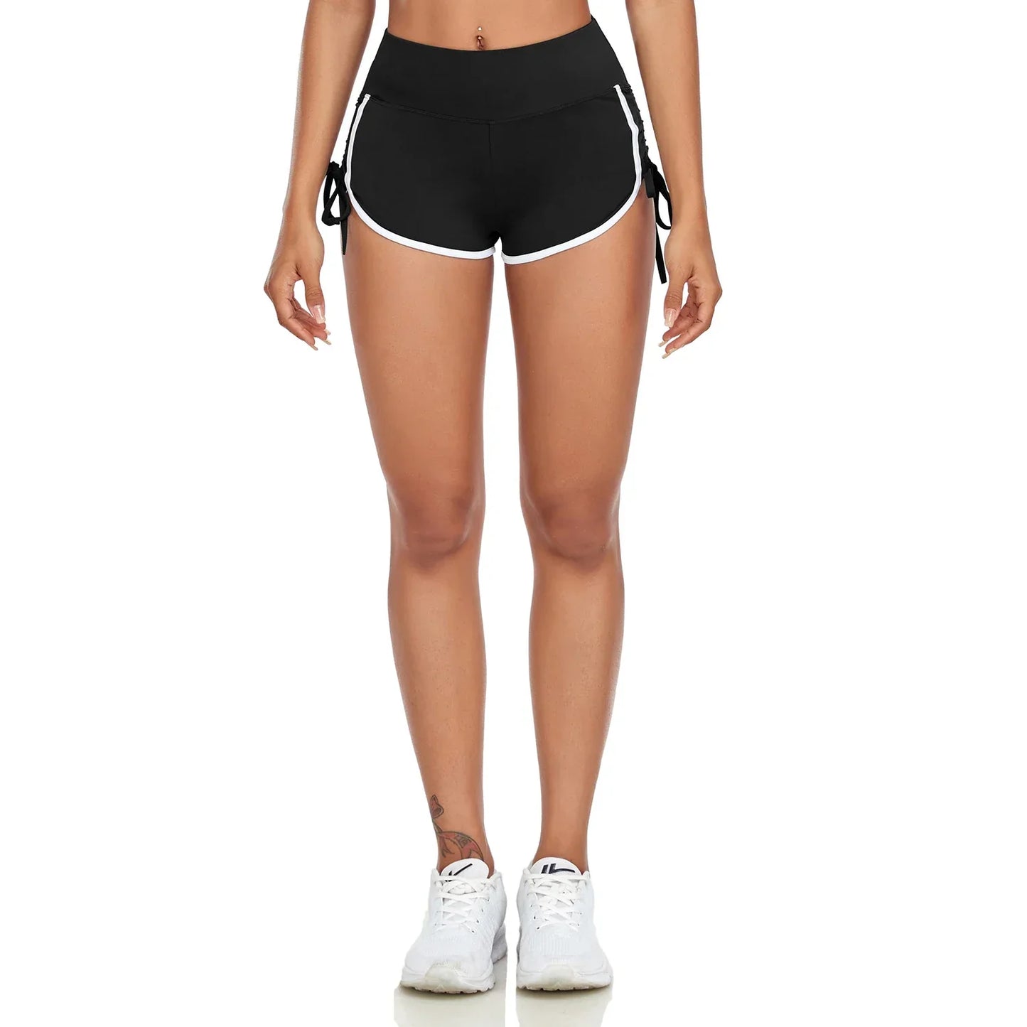 Drawstring Yoga Shorts for Fitness