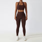 Yoga Set Women Gym Quick-drying Long-sleeved Coat Training Workout