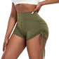 Side Drawstring Yoga Shorts for Fitness