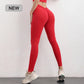 SOISOU Nylon Gym Yoga Pants Women Leggings For Fitness High Waist Long Pants Women Hip Push UP Tights Women Clothing 2 Types
