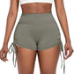Side Drawstring Yoga Shorts for Fitness