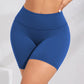 1 Piece High Waist Yoga Sports Shorts Outdoor Gym Running Workout Bottoms Breathable High Stretch Cycling Pants
