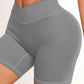 Women V Cross Waist Yoga Shorts 3.5 Workout Shorts Running Fitness Sports Shorts