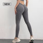 SOISOU Nylon Gym Yoga Pants Women Leggings For Fitness High Waist Long Pants Women Hip Push UP Tights Women Clothing 2 Types