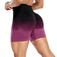 Breathable Gradient Scrunch Contouring Shorts