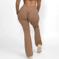 Butt Lifting Flare Scrunch Butt Leggings for Women Tummy Control Wide Leg Flared Yoga Pants