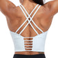 Fitness Women's Solid Backless Yoga Bra