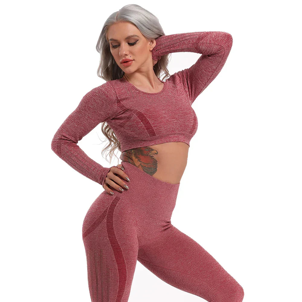 Yoga Pants Long Sleeve Workout Top