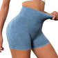 Seamless Knitted Buttock Sports New Shorts Running Yoga Fitness Pants Tight Quick Dry Training Yoga Shorts Women